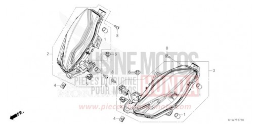 CLIGNOTANT AVANT SH350AP de 2023